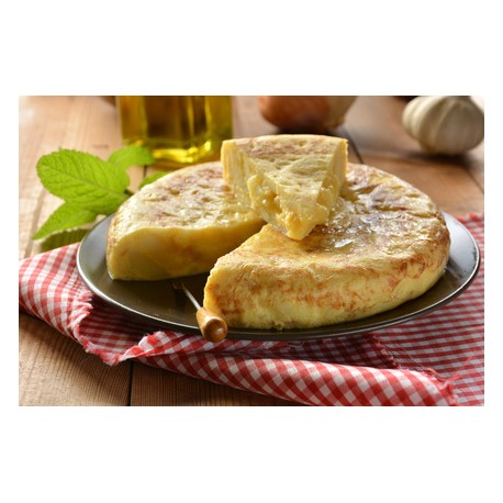Tortilla Redonda con Cebolla